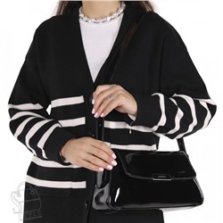 Сумка женская кожаная 98279 black Velina Fabbiano-Safenta