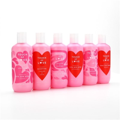 Гель для душа Just love, 300 мл, аромат клубники, Чистое счастье