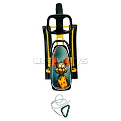 Игрушка Снегокат детский 212 "Play" разборный с высокой рамой и со спинкой (Грызун)