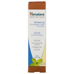 Himalaya, Отбеливающая зубная паста, комплексный уход, Simply Peppermint, 5,29 унций (150 г)