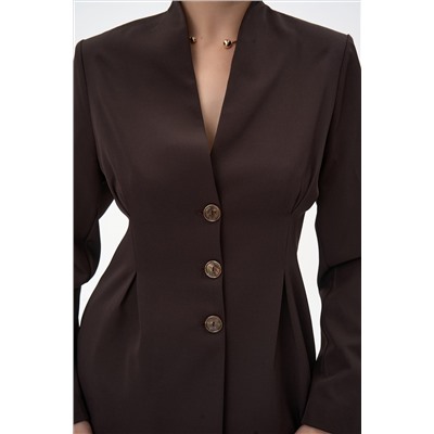 Пиджак Тайрис (шоколадный)