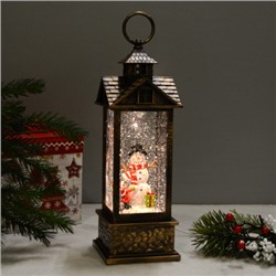 Светильник настольный новогодний 10,5х10,5х34 см / NG206-36 /уп 9/ музыкальный