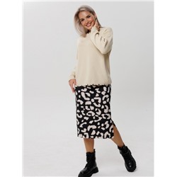 Юбка женская Ю-17 (Черный леопард)