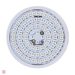Лампочка для растений, 5x5.4см, 80LED (52R+28B), Е27, 3.6Вт, PC
