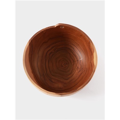 Салатник, 20×20×9 см, тиковое дерево
