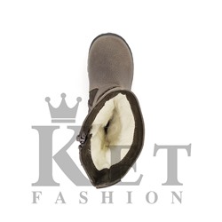 Монголки детские коричневые, литая подошва