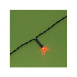 Гирлянда «Нить», 10 м, уличная, IP44, 100 LED, 2 режима, солнечная батарея, тёмная нить, свечение мульти