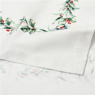Дорожка на стол Этель Christmas collection 30×70 см, 100% хлопок, саржа 190 г/м², белая