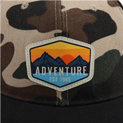 Кепка мужская с прямым козырьком Adventure, сетка, р-р 56