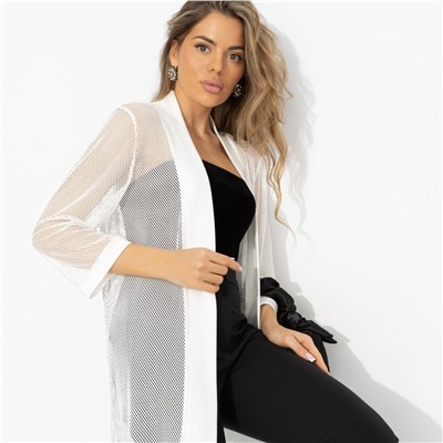 Кардиган оригинальный, Для стильного образа (белый)