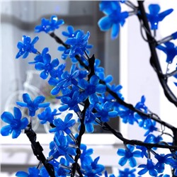 Светодиодное дерево «Сакура» 1.5 м, 540 LED, постоянное свечение, 220 В, свечение синее