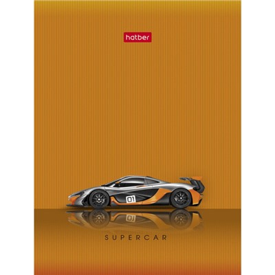 Записная книжка А6  32л клетка "Гоночные авто" глянц.лам (090684) Хатбер