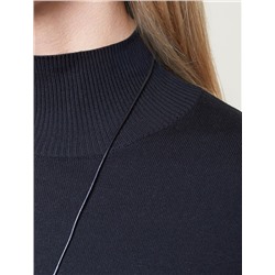 Платье тонкой вязки из хлопка с нейлоном