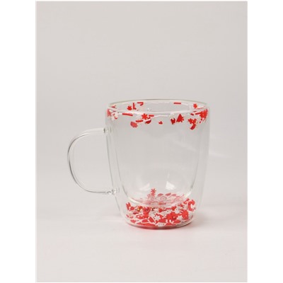 Кружка новогодняя с двойными стенками «Новогоднее настроение», 350 мл