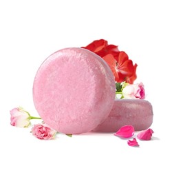 (ЗАМЯТА БАНОЧКА) Органический твердый шампунь с экстрактом РОЗЫ Fresh Plant Shampoo Bar, 60 гр.