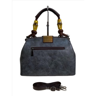 Женская сумка из искусственной кожи, цвет графит