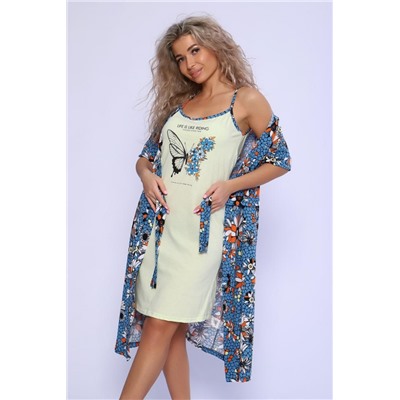 Пеньюар 59202 (Голубой)