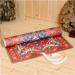 Лежак для бани с принтом "Ретро 1" 150х50 см