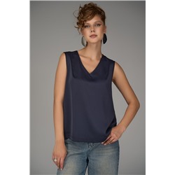 Топ Базовый – шёлк (черника)