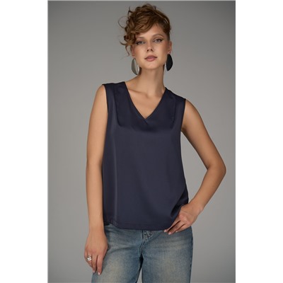 Топ Базовый – шёлк (черника)