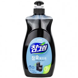 LION CHARM Green Средство для мытья посуды, овощей и фруктов (Древесный уголь) 1000 г