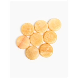 Камни для СПА 8×8 желтоватый мрамор, 8 шт.