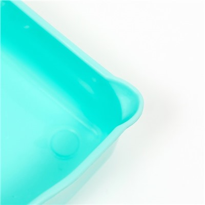 Автопоилка прогулочная с фигурной бутылочкой, 250 мл, пластик, бирюзовая