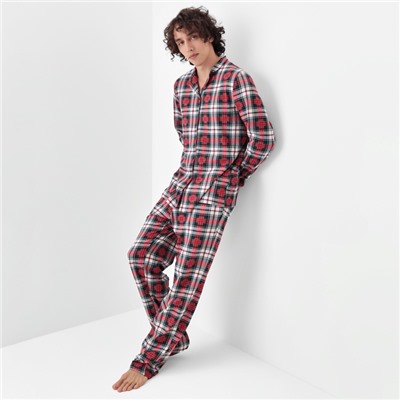 Пижама мужская KAFTAN Christmas time, размер 54