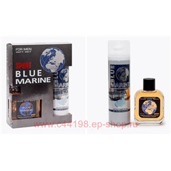 Festiva Подарочный набор Blue Marine Лосьон после бритья 100 мл + Пена для бритья 200мл 074