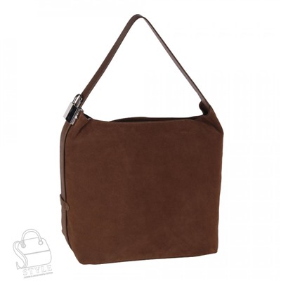 Сумка женская кожаная 3349QAA brown Polina&Eiterou