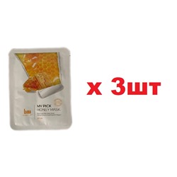 My Pick Маска тканевая Медовая 3шт