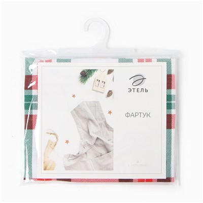 Фартук новогодний «Этель» Holiday decoration, 60×70 см, хлопок 100%, репс 210 г/м²
