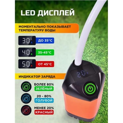 Мега популярный походный душ