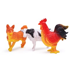 Пластизоль домашние животные 3 шт. в пак. Рассказы о животных