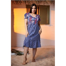 Платье 7383 (Горох_листья)