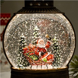 Светильник настольный новогодний 12х7,5х24 см / NG206-17 /уп 12/ музыкальный