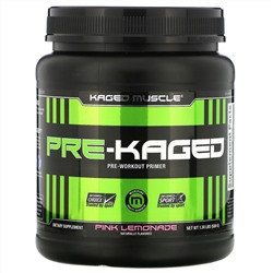 Kaged Muscle, PRE-KAGED, Pre-Workout Primer, Pink Lemonade,  1.30 lb (588 g)