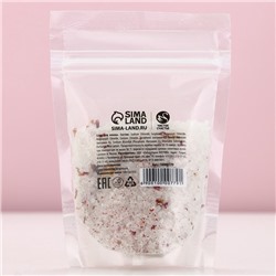 Соль для ванны с лепестками дикой розы, 150 г, Чистое счастье