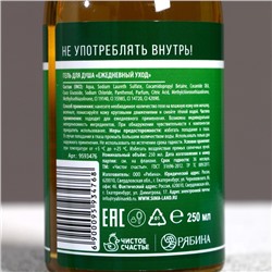 Подарочный набор «Самый лучший» гель для душа 250 мл и мочалка для тела, Чистое счастье