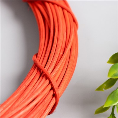 Кольцо для изготовления ловца снов «Красный», d=25 см, ротанг