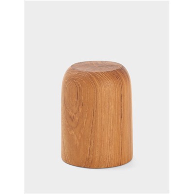 Стакан, 8×8×10 см, тиковое дерево