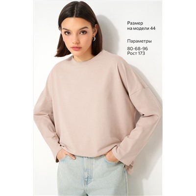 Женский лонгслив оверсайз Happyfox