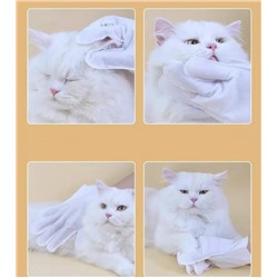 Чистящие и дезодорирующие салфетки для купания собак и кошек, перчатки для купания домашних животных, салфетки для ежедневного ухода и путешествий, гипоаллергенные