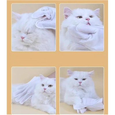 Чистящие и дезодорирующие салфетки для купания собак и кошек, перчатки для купания домашних животных, салфетки для ежедневного ухода и путешествий, гипоаллергенные