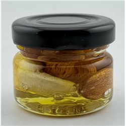 Ассорти: миндаль, фундук, кешью в меду 35 гр.