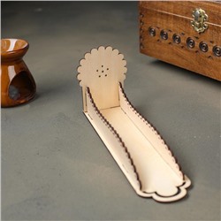 Подставка для благовоний «Ромашка», основа для творчества, 21×8×7.5 см