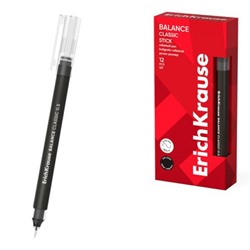 Ручка-роллер 0.5 мм "Balance Stick Classic" черная 63148 ErichKrause