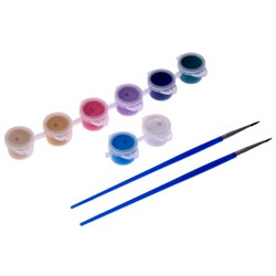 Картина по номерам для детей «Белый мишка»,‎ 15×15 см