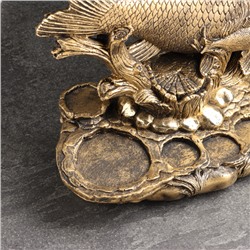 Подставка для бутылки и бокалов «Рыбалка», 46×21×32 см