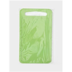 Доска разделочная Доляна, пластик, прямоугольная, 22×13 см, зелёная